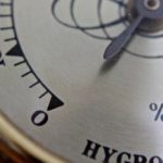 Hygrometer Dial Close Up