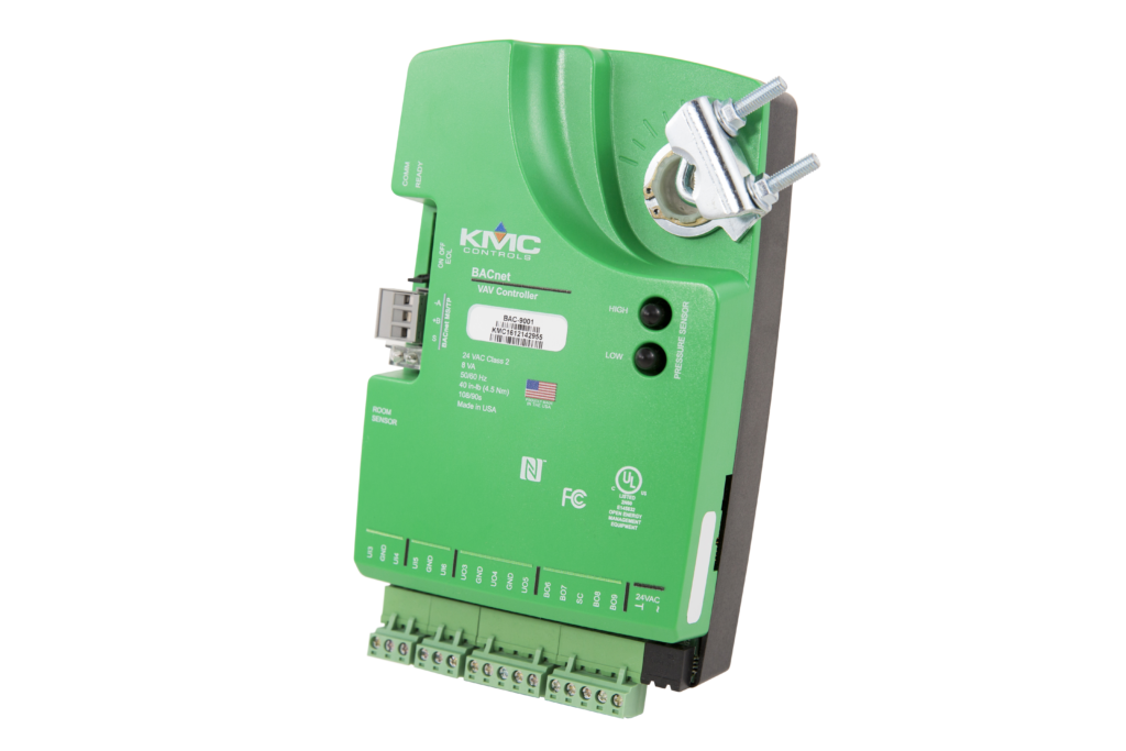 Controller: VAV, PI, BACnet AAC, 40 in-lbs, 90 sec., MSTP | KMC Controls