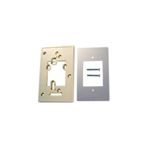 HMO-5024 - Accessory: Wallplate, 2"x3" Tstat, Almond/Aluminum