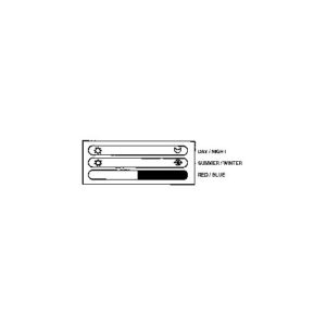 HPO-1320 - Accessory: Tstat Label Strip, Pack of 5