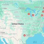 united states map featured on the from madison to new paris page