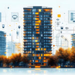 Smart City Living: Digital Illustration